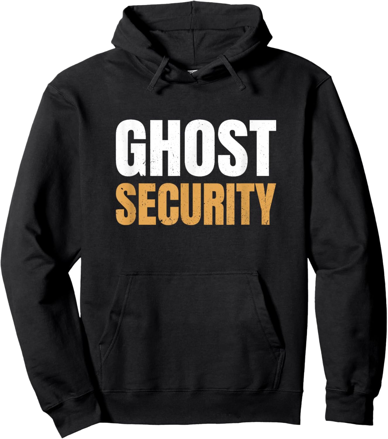 Ghost Security Easy Quick Parents Dad Moms Halloween Costume Hoodie - Hoodie | Black