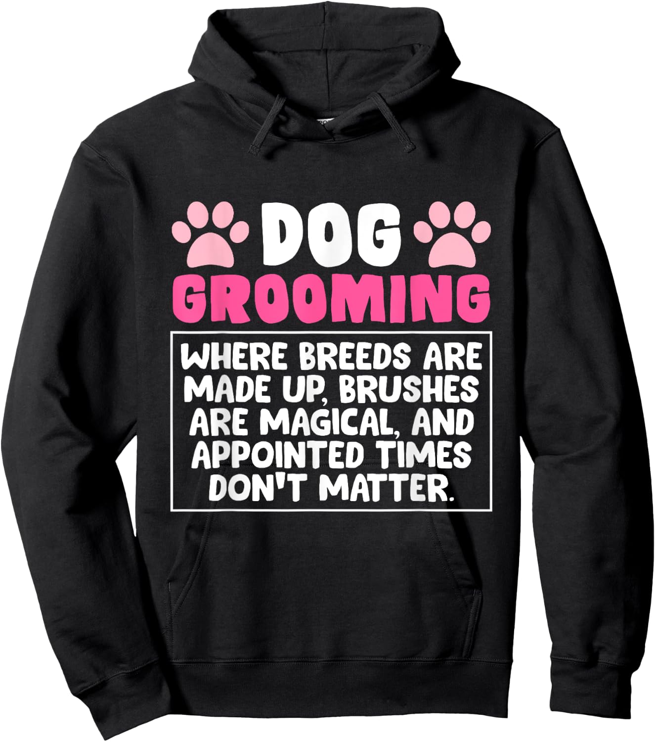 Dog Grooming Profession Gift Dog Pet Groomer Hoodie - Hoodie | Black