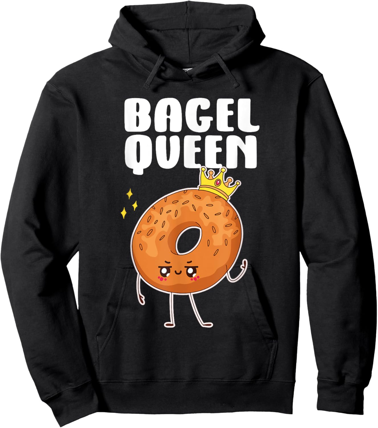 Bagel Queen Hoodie - Hoodie | Black