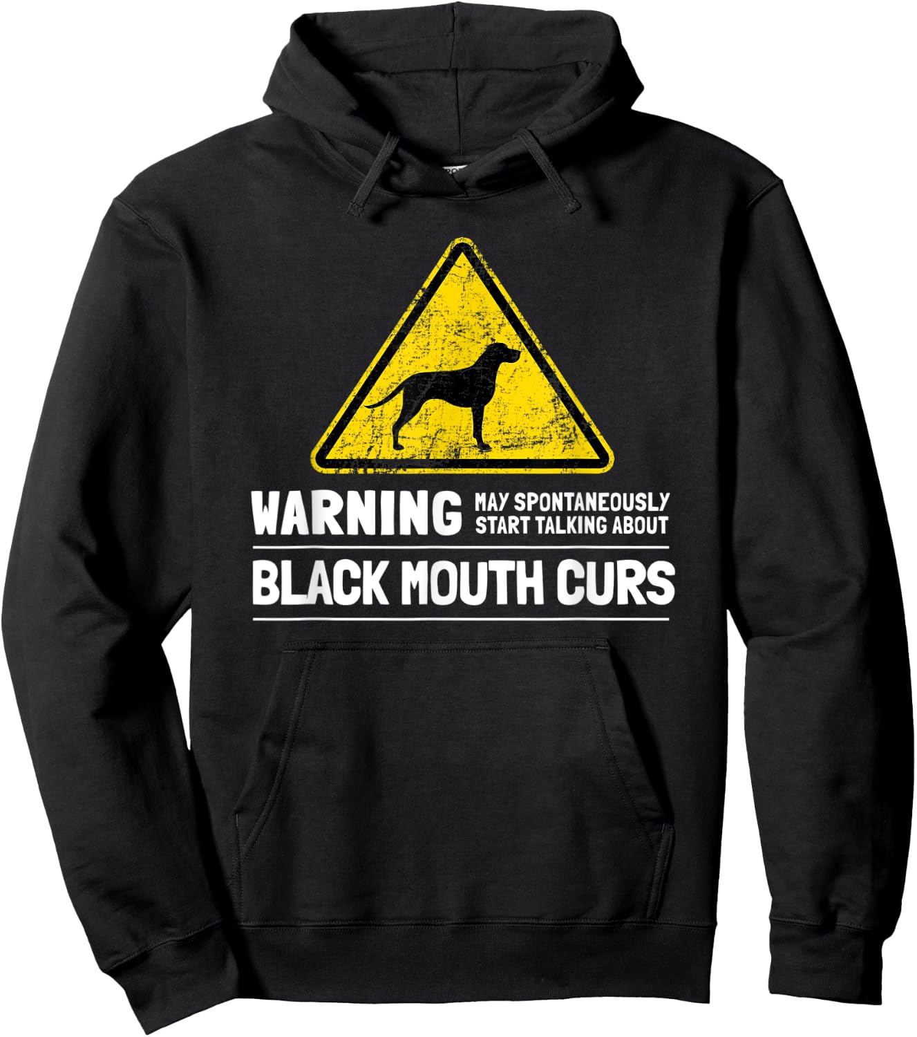 Black Mouth Cur Hoodie - Hoodie | Black
