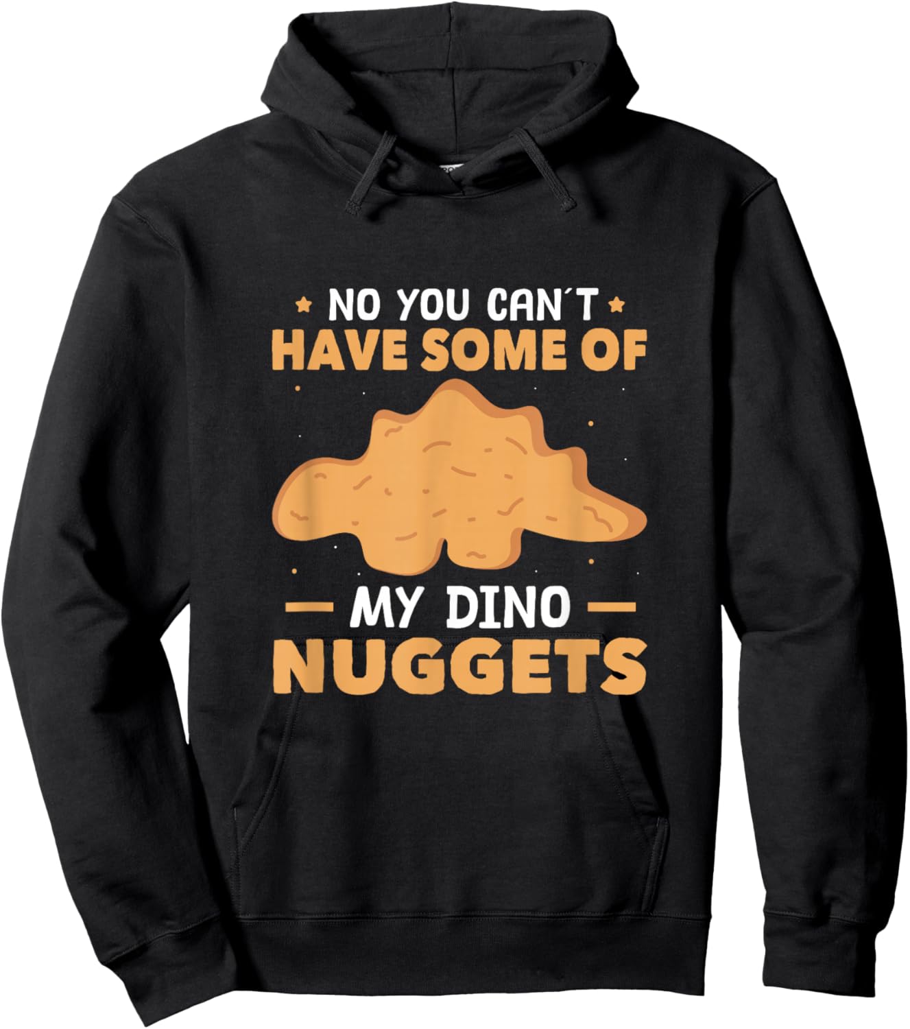 Dino Nugget Keychain Chicken Nugget Pillow Dinosaur Nugget Hoodie - Hoodie | Black