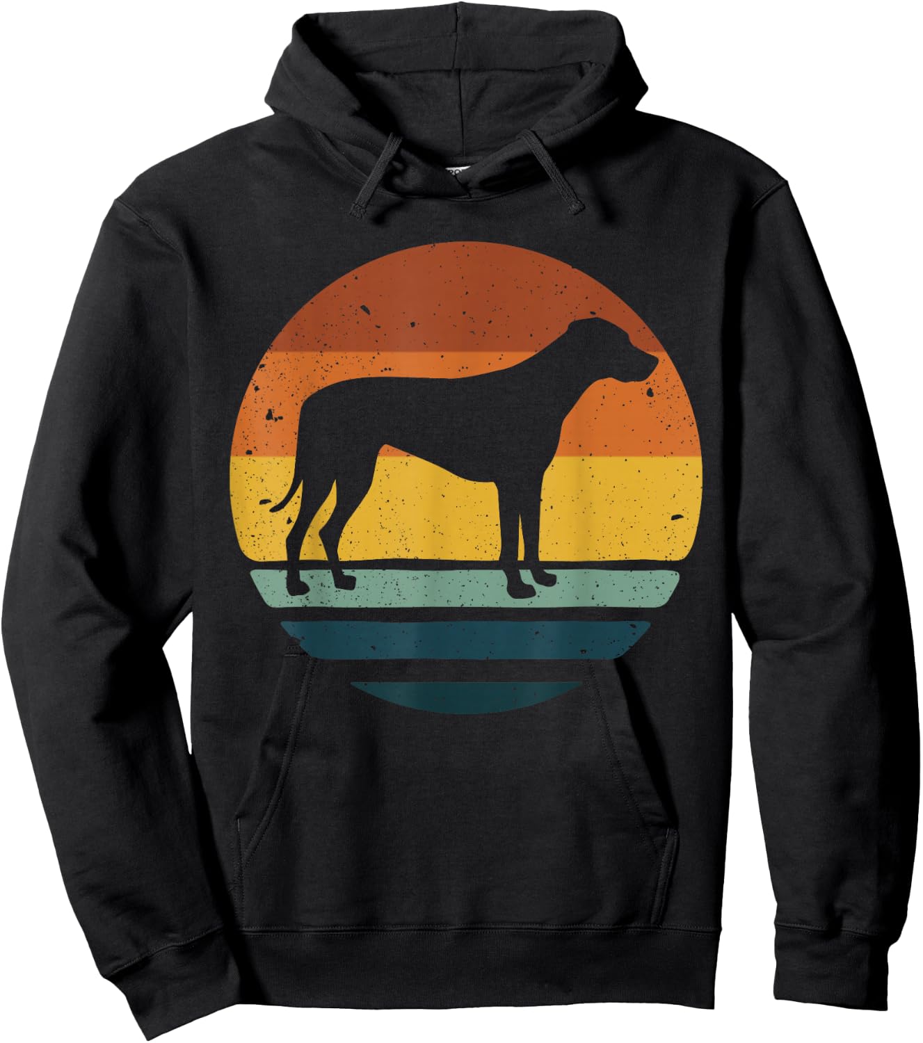 Rhodesian Ridgeback Vintage Retro Dog Mom Dad Gift Hoodie - Hoodie | Black