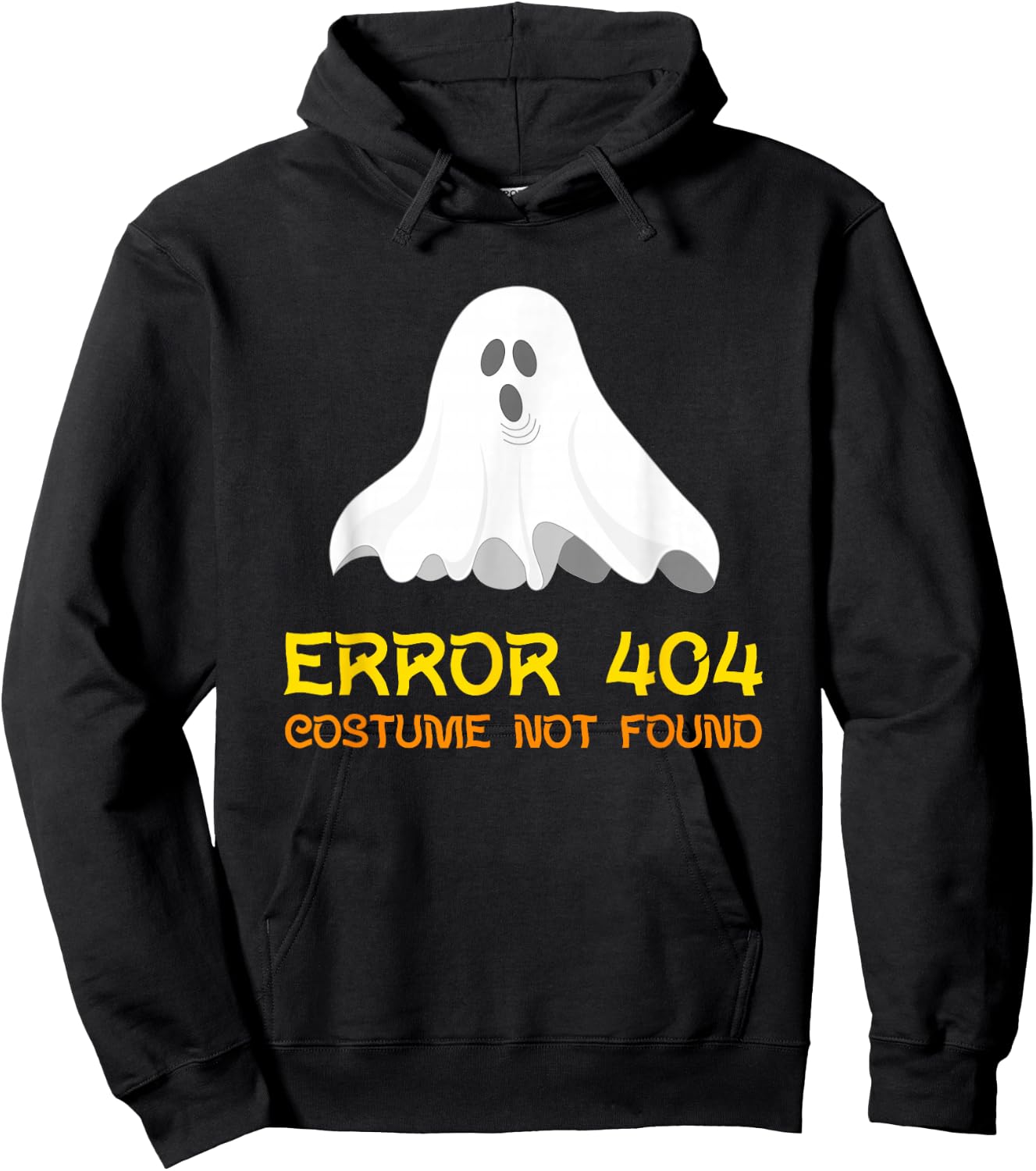 Halloween Shirt Error 404 Costume Not Found Hoodie - Hoodie | Black