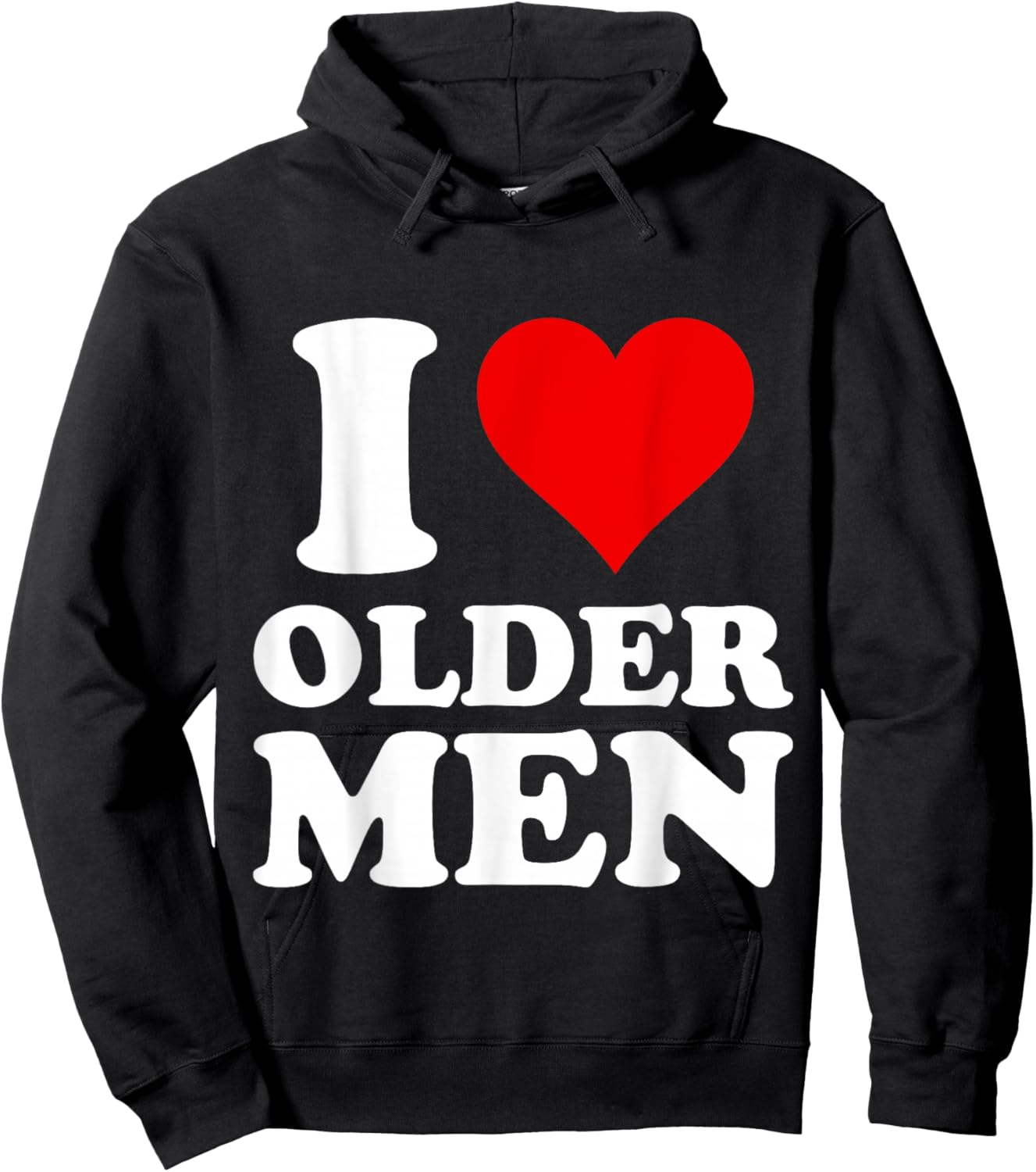 I Love Older Men Hoodie - Hoodie | Black