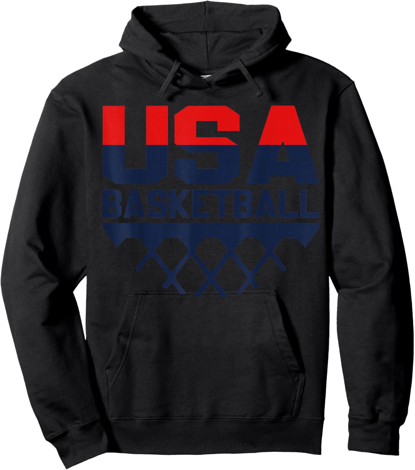 USA Team Sports Basketball Hoodie - Hoodie | Black