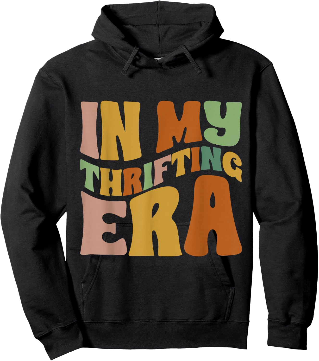 In My Thrifting Era Funny Thrift Shopping For Mother's Day Hoodie - Hoodie | Black