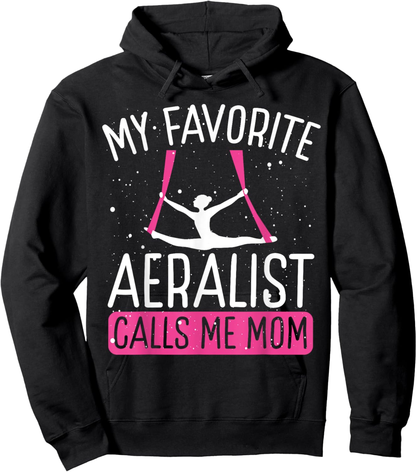 Aerial Silk Dancing Mom Mothers Day Aerial Hoop Aerialist Hoodie - Hoodie | Black