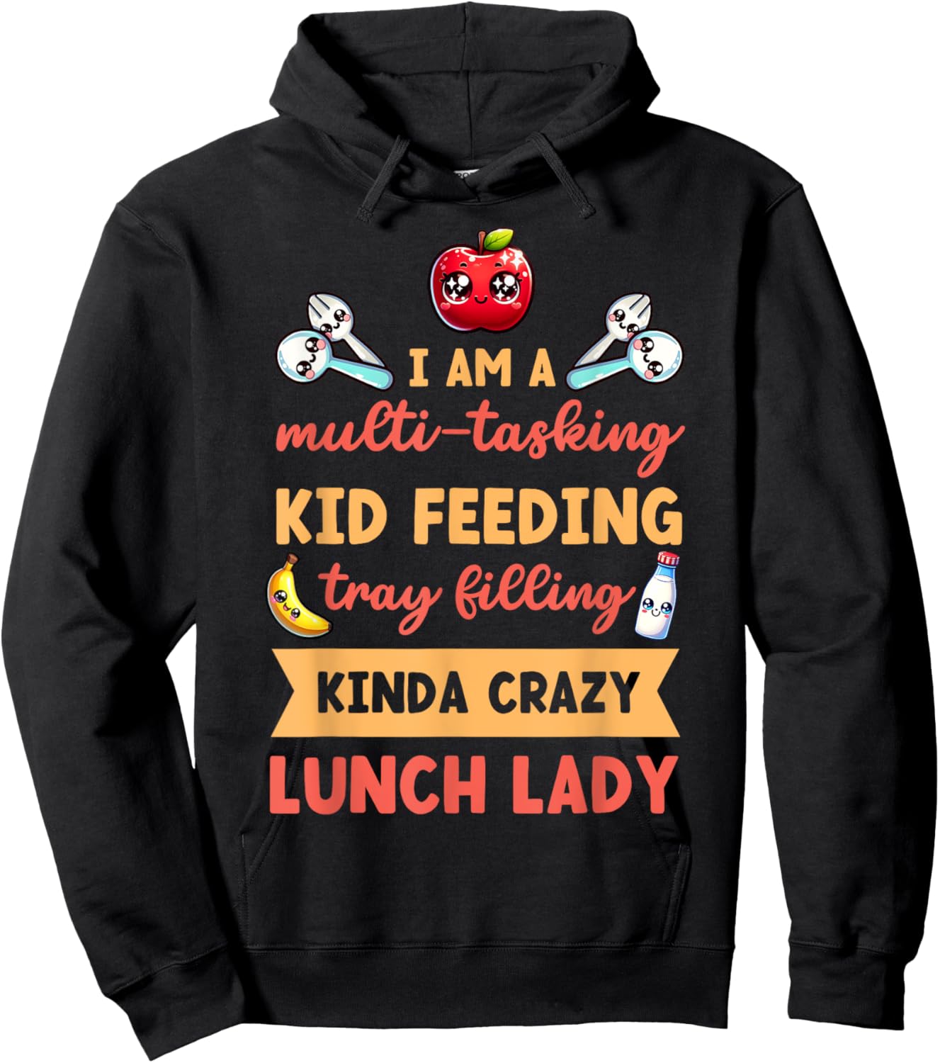 Lunch Lady Hero School Cafeteria Staff Appreciation Product Hoodie - Hoodie | Black