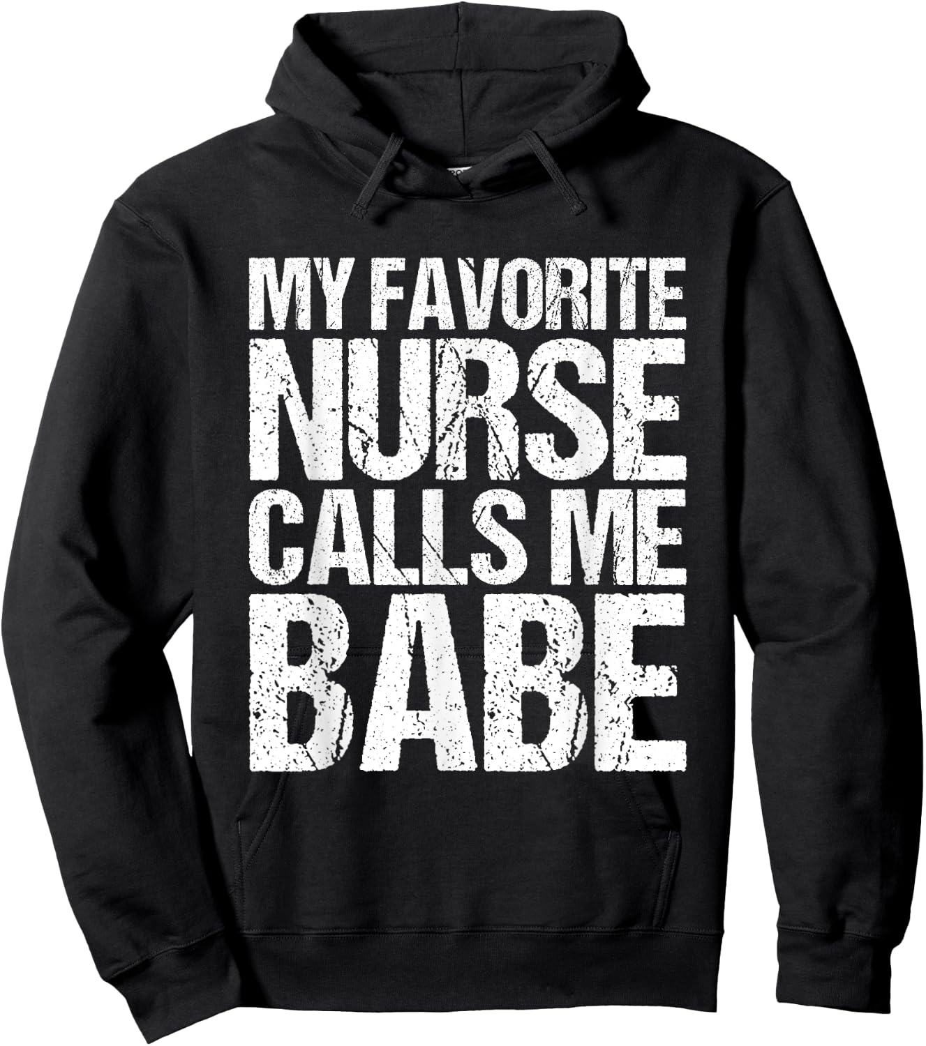 My Favourite Nurse Call Me Babe Hoodie - Hoodie | Black