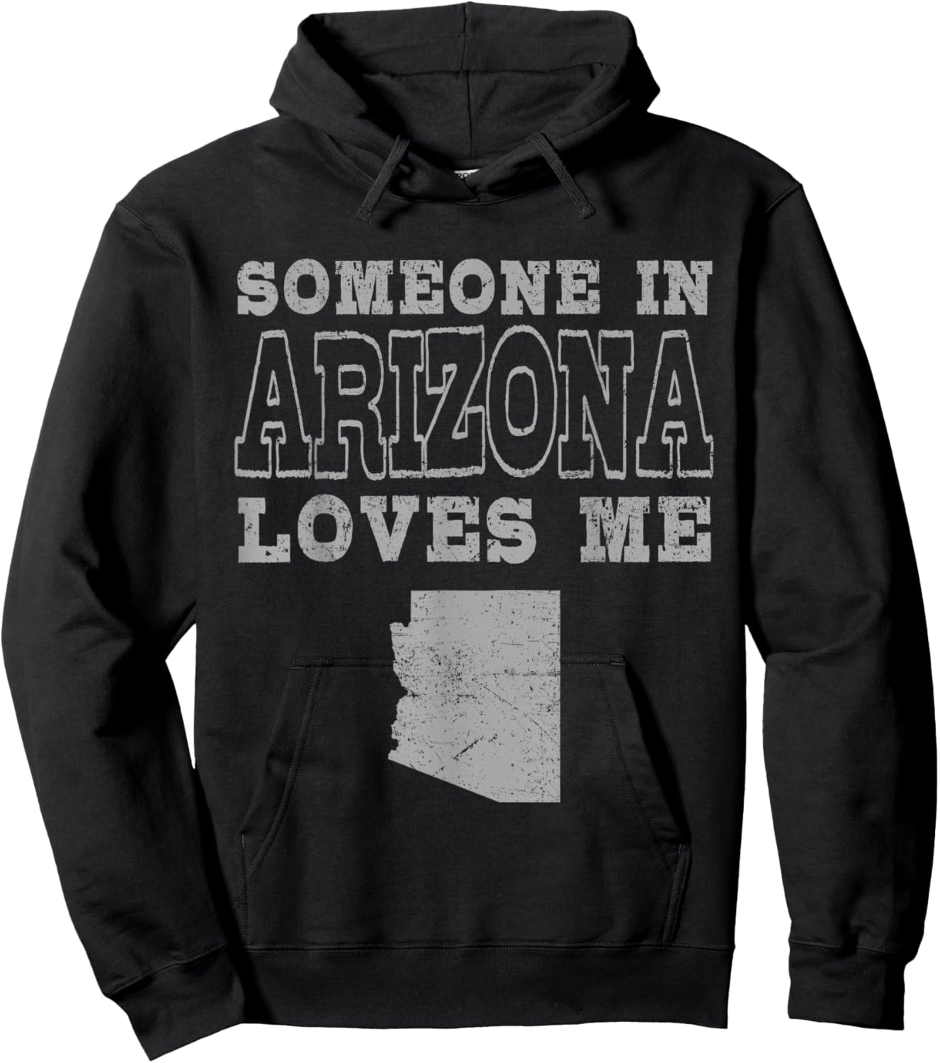 Someone In Arizona Loves Me Vintage US State Hoodie - Hoodie | Black