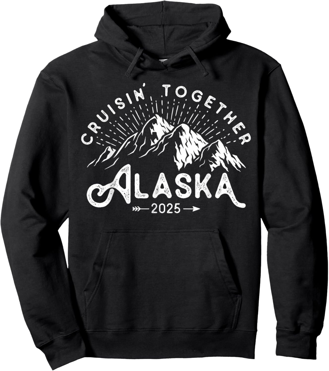 Matching Family Friends Group Vacation Alaska Cruise 2025 Hoodie - Hoodie | Black