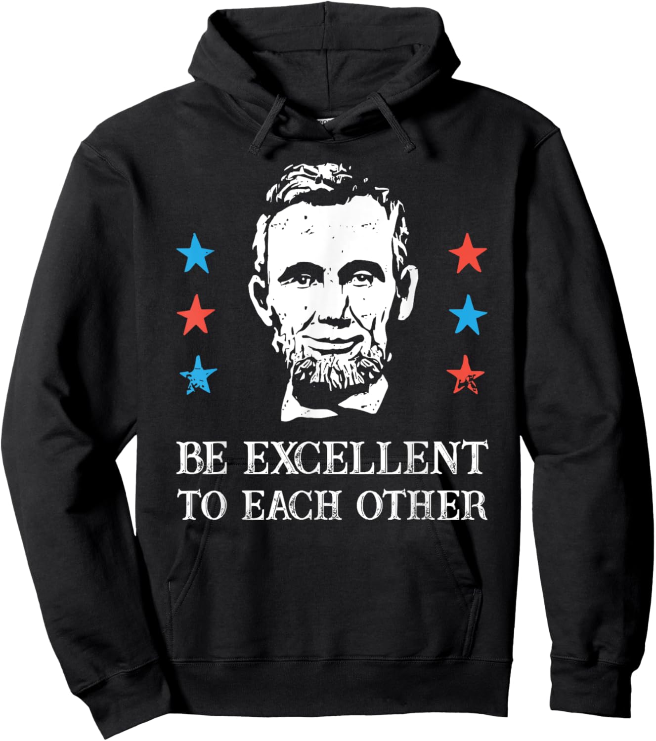 Be Excellent To Each Other 4th Of July Hoodie - Hoodie | Black