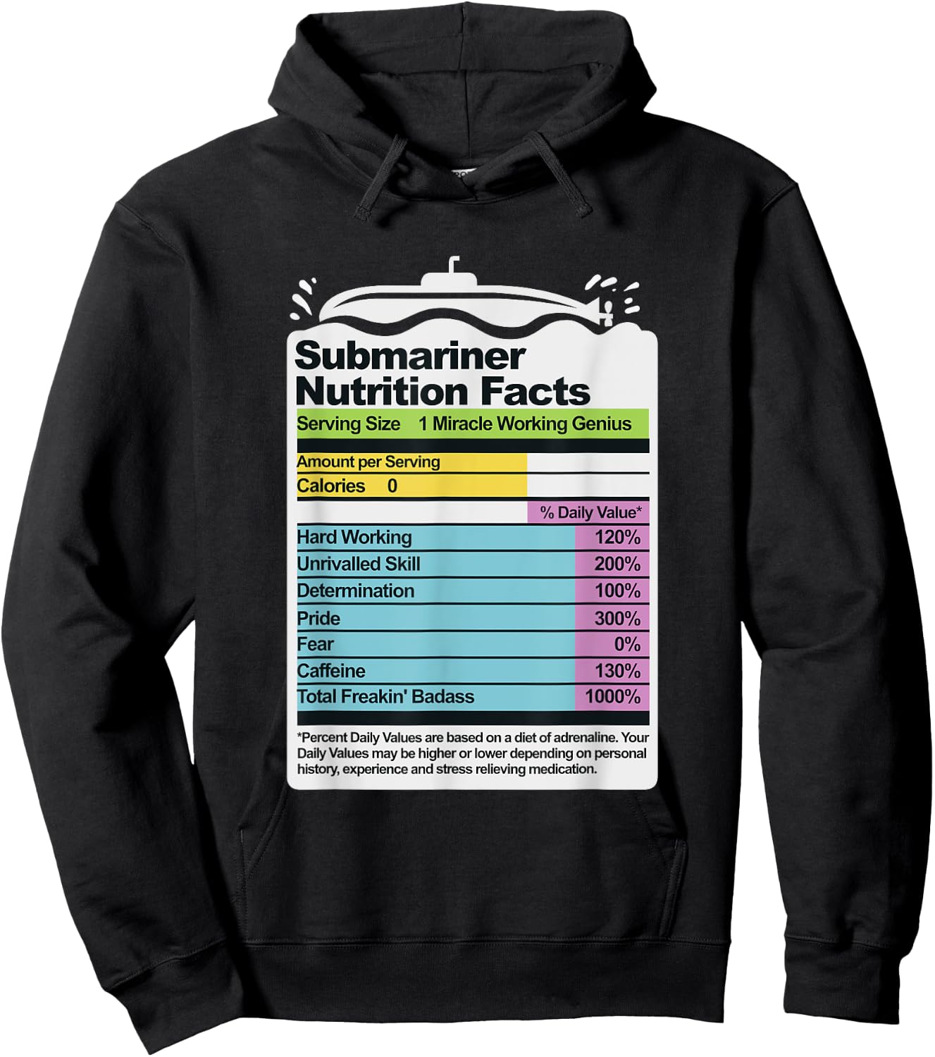 Funny US Military Submarine Gift a Veteran Hoodie - Hoodie | Black