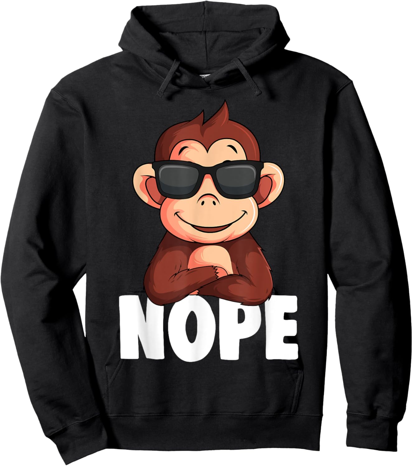 Monkey Boys Girls Kids Women Hoodie - Hoodie | Black