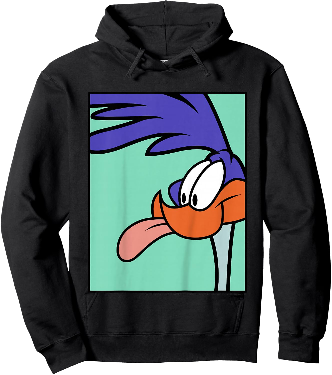 Kids Looney Tunes Road Runner Portrait Hoodie - Hoodie | Black