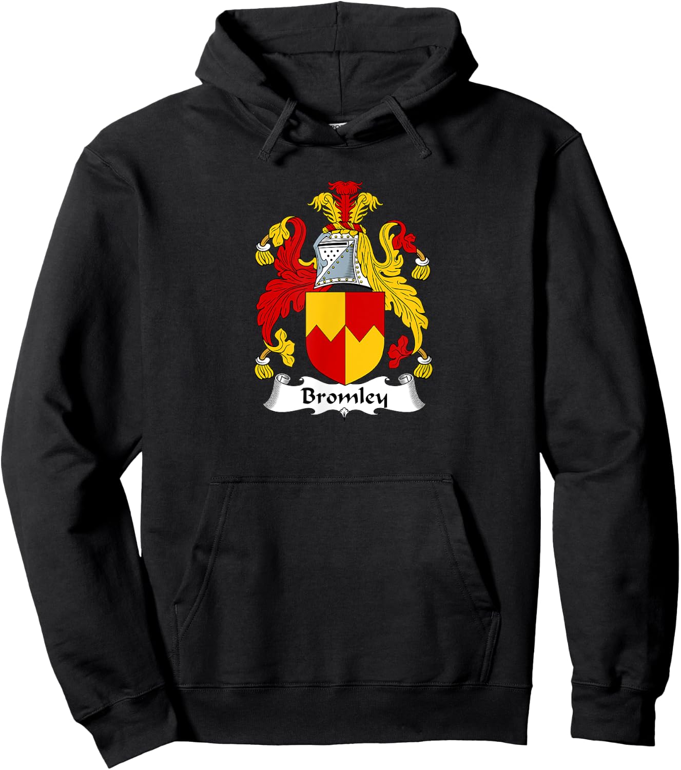 Bromley Coat of Arms - Family Crest Shirt Hoodie - Hoodie | Black