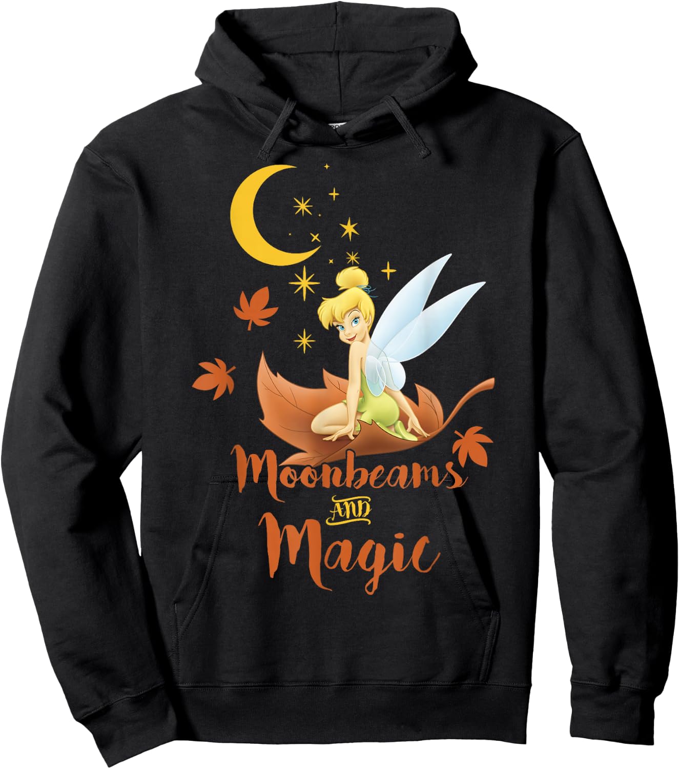 Disney Peter Pan Tinker Bell Fall Moonbeams & Magic Logo Hoodie - Hoodie | Black