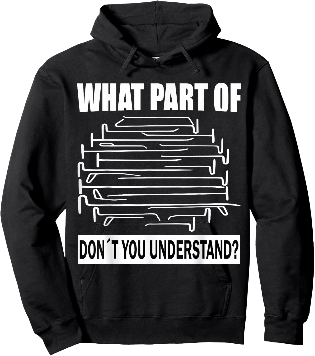 what part of don't you understand Car Dent PDR Technician Hoodie - Hoodie | Black