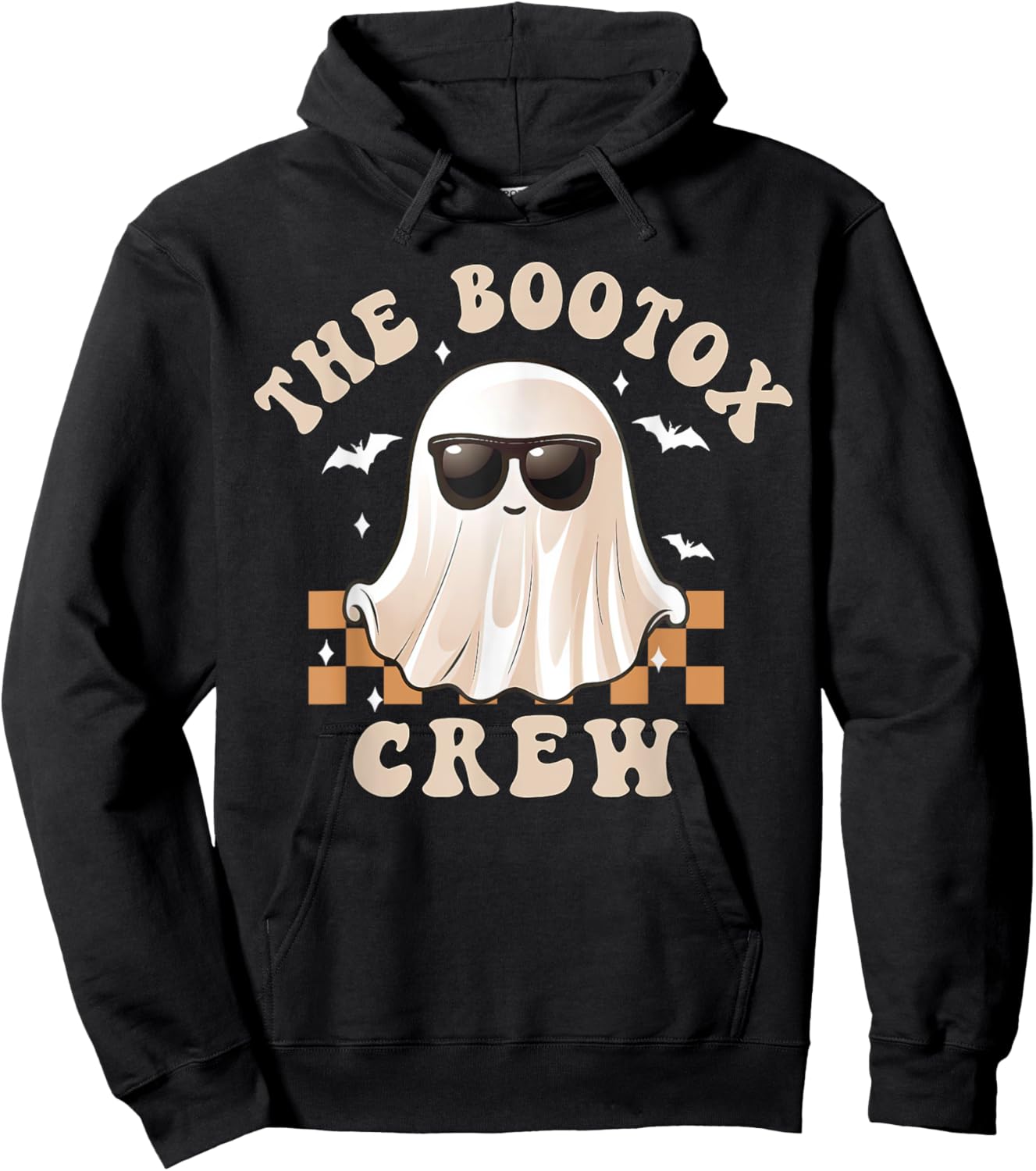 The Bootox Crew Ghost Sunglasses Aesthetic Nurse Halloween Hoodie - Hoodie | Black
