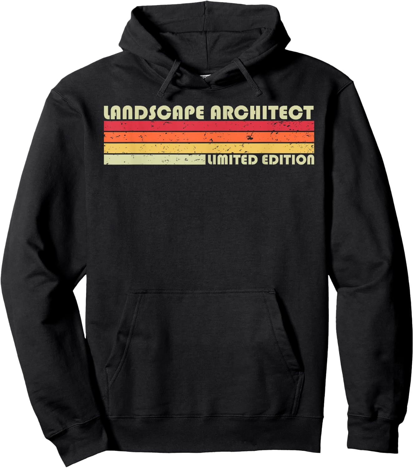 LANDSCAPE ARCHITECT Funny Job Title Birthday Worker Idea Hoodie - Hoodie | Black