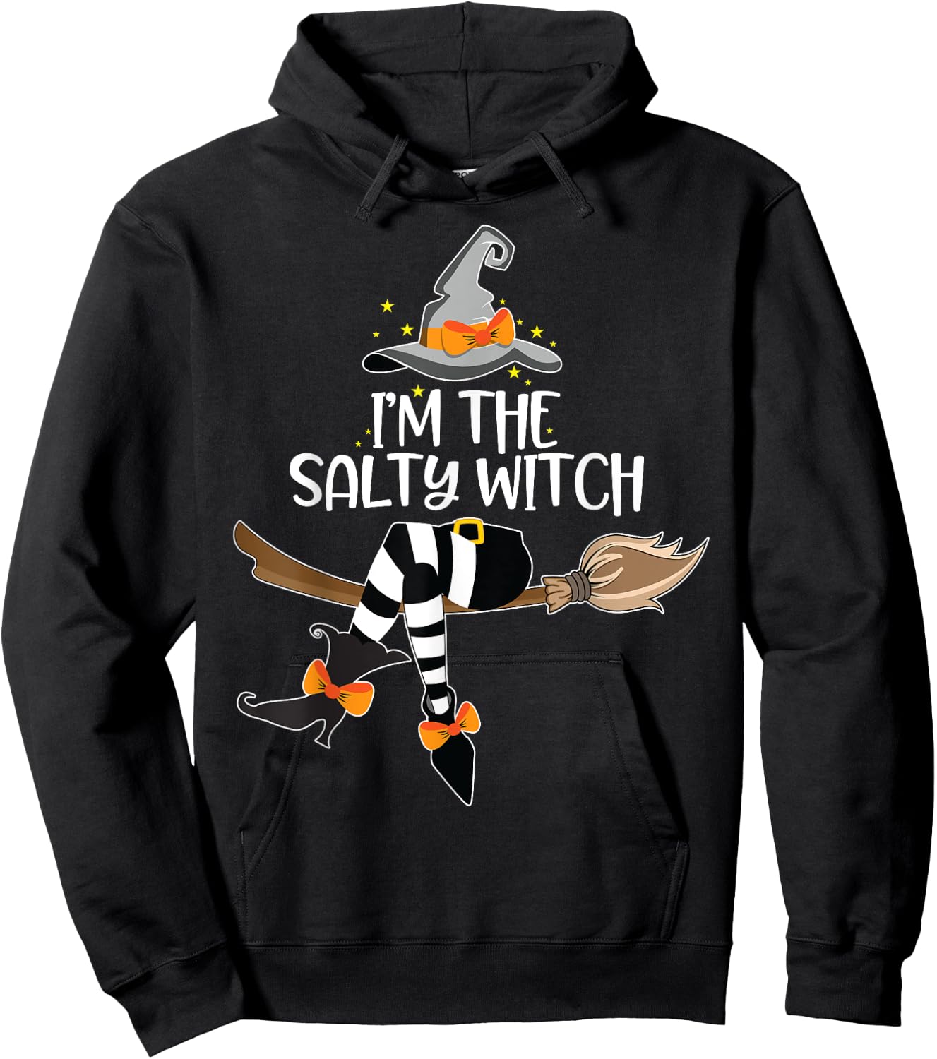 Im the Salty Witch Halloween Matching Group Costume Hoodie - Hoodie | Black
