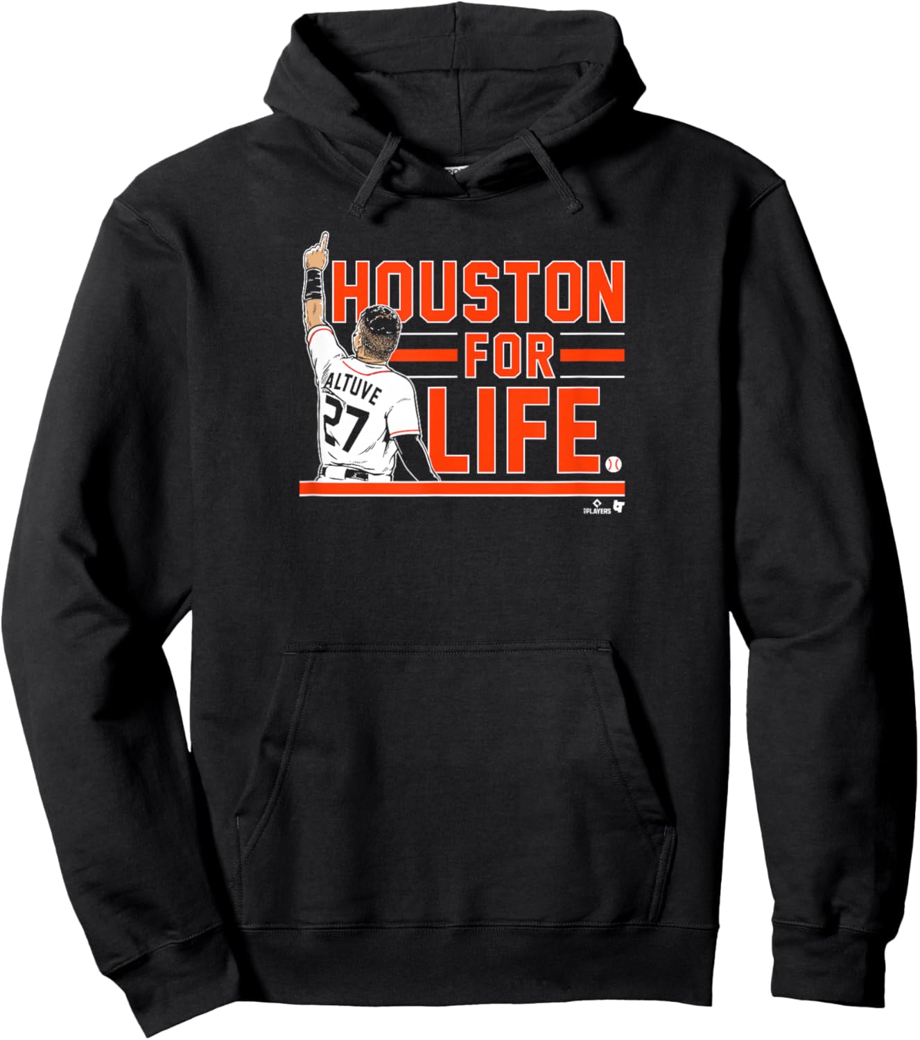 Jose Altuve - Houston for Life - Houston Baseball Hoodie - Hoodie | Black