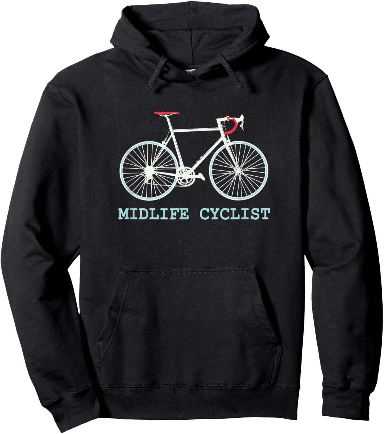 Midlife Cyclist Retirement Plan Hoodie - Hoodie | Black