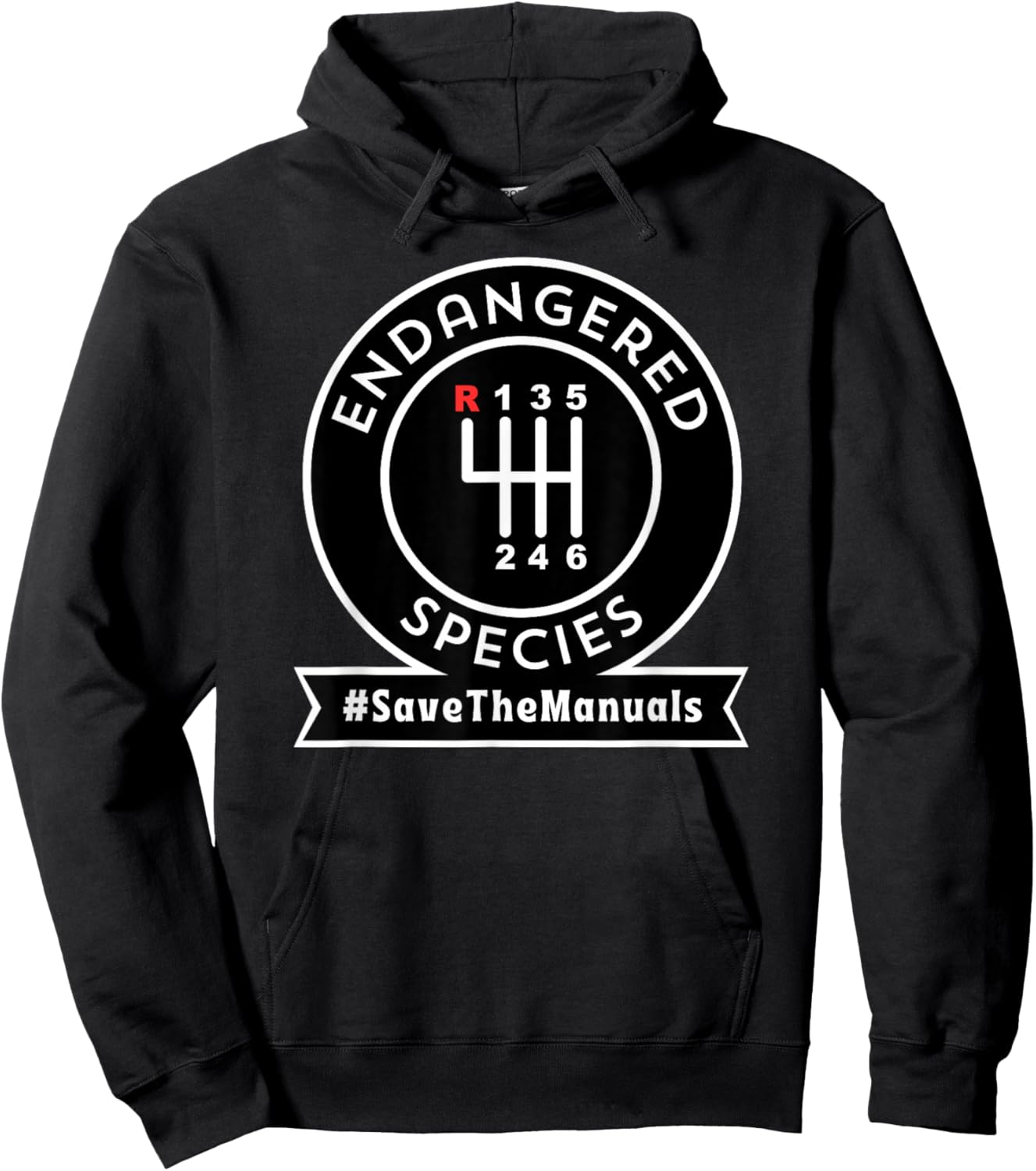 Endangered Species Save The Manuals Car Enthusiast Gearhead Hoodie - Hoodie | Black