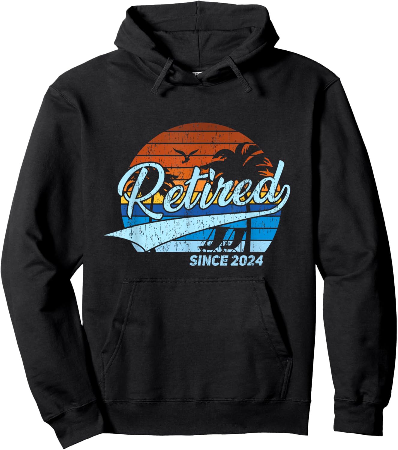 Retired 2024 - Retirement Hoodie - Hoodie | Black