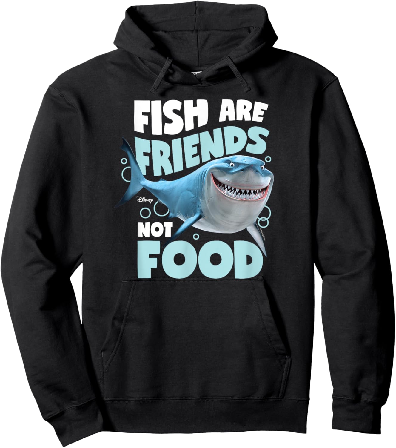 Finding Nemo - Fish Are Friends, Not Food Hoodie - Hoodie | Black