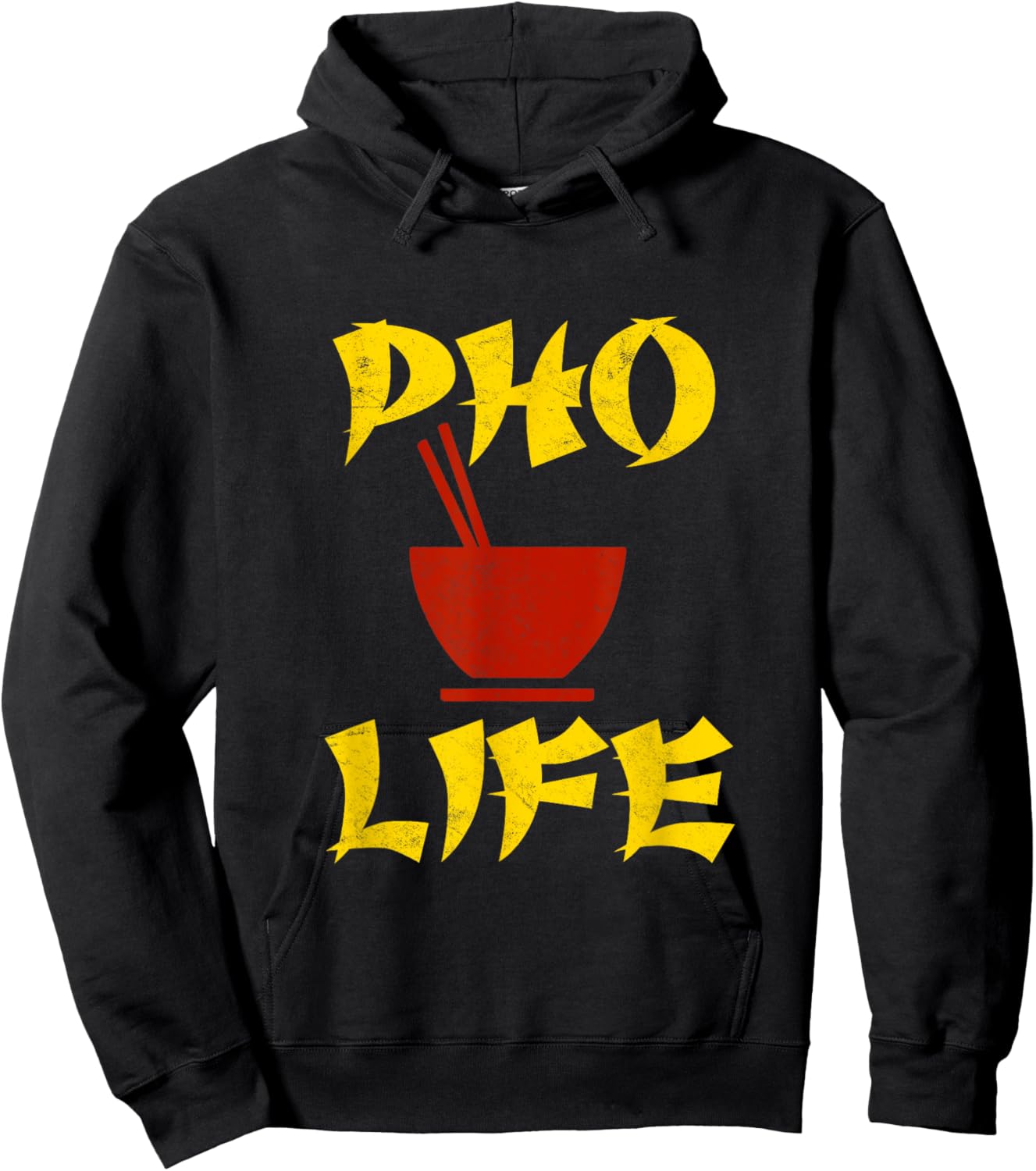 Pho Life Vietnamese Pho Ramen Noodles Soup Asian Food Lover Hoodie - Hoodie | Black