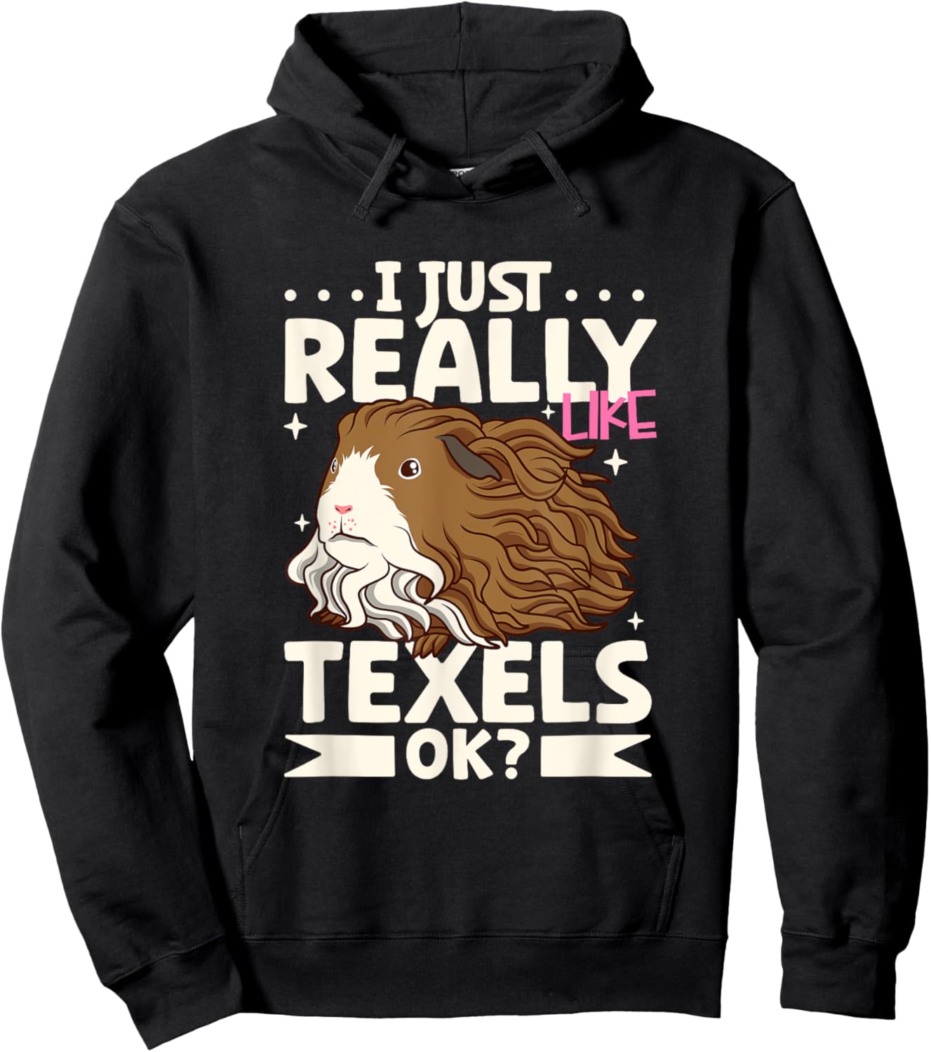 I just really like my Texel Guinea Pig Hoodie - Hoodie | Black