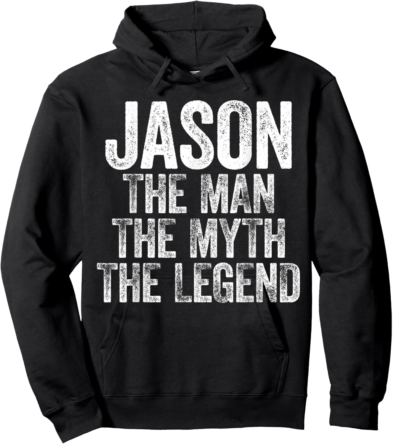 Jason The Man The Myth The Legend Hoodie - Hoodie | Black