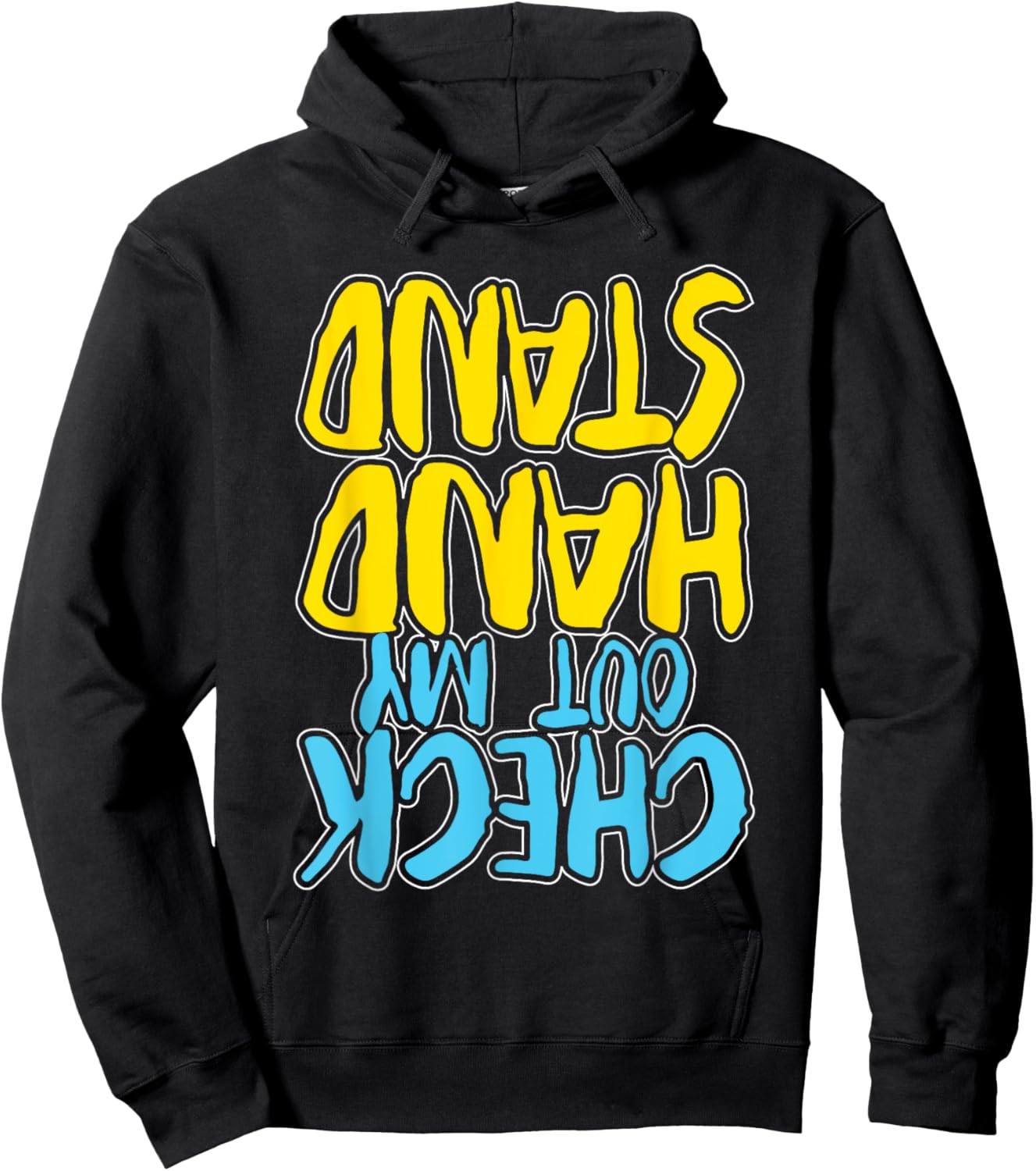 Check Out My Handstand - Gymnastics Lover Gymnast Aerobics Hoodie - Hoodie | Black