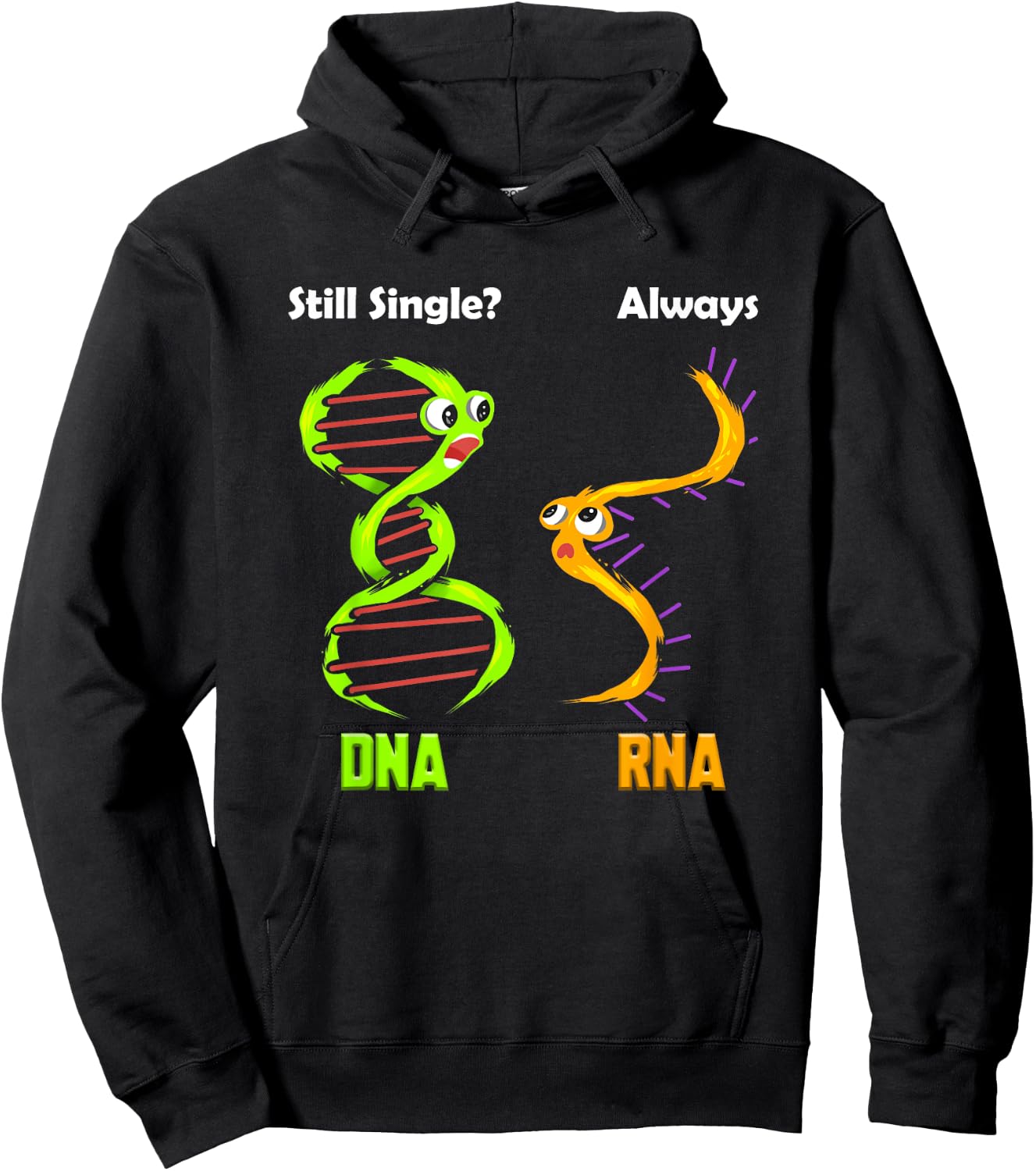 Biology Gift biologists, genetics, researchers, organic students Hoodie - Hoodie | Black