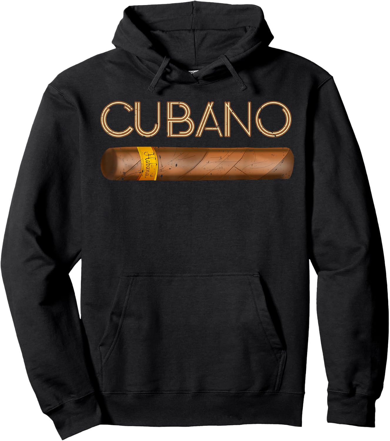 Cubano Cuban Cigar Gift cigar Hoodie - Hoodie | Black