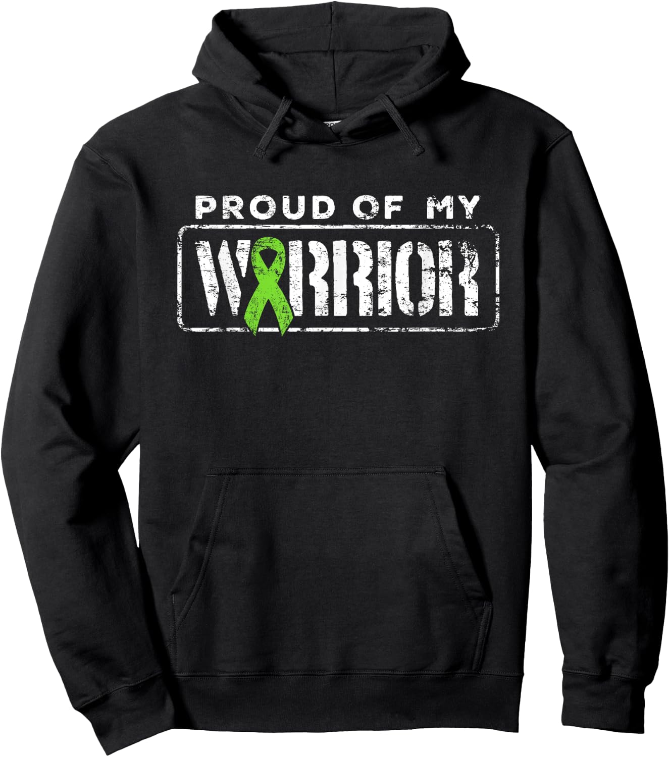 Non Hodgkins Lymphoma Cancer Support, Proud Family Warrior Hoodie - Hoodie | Black