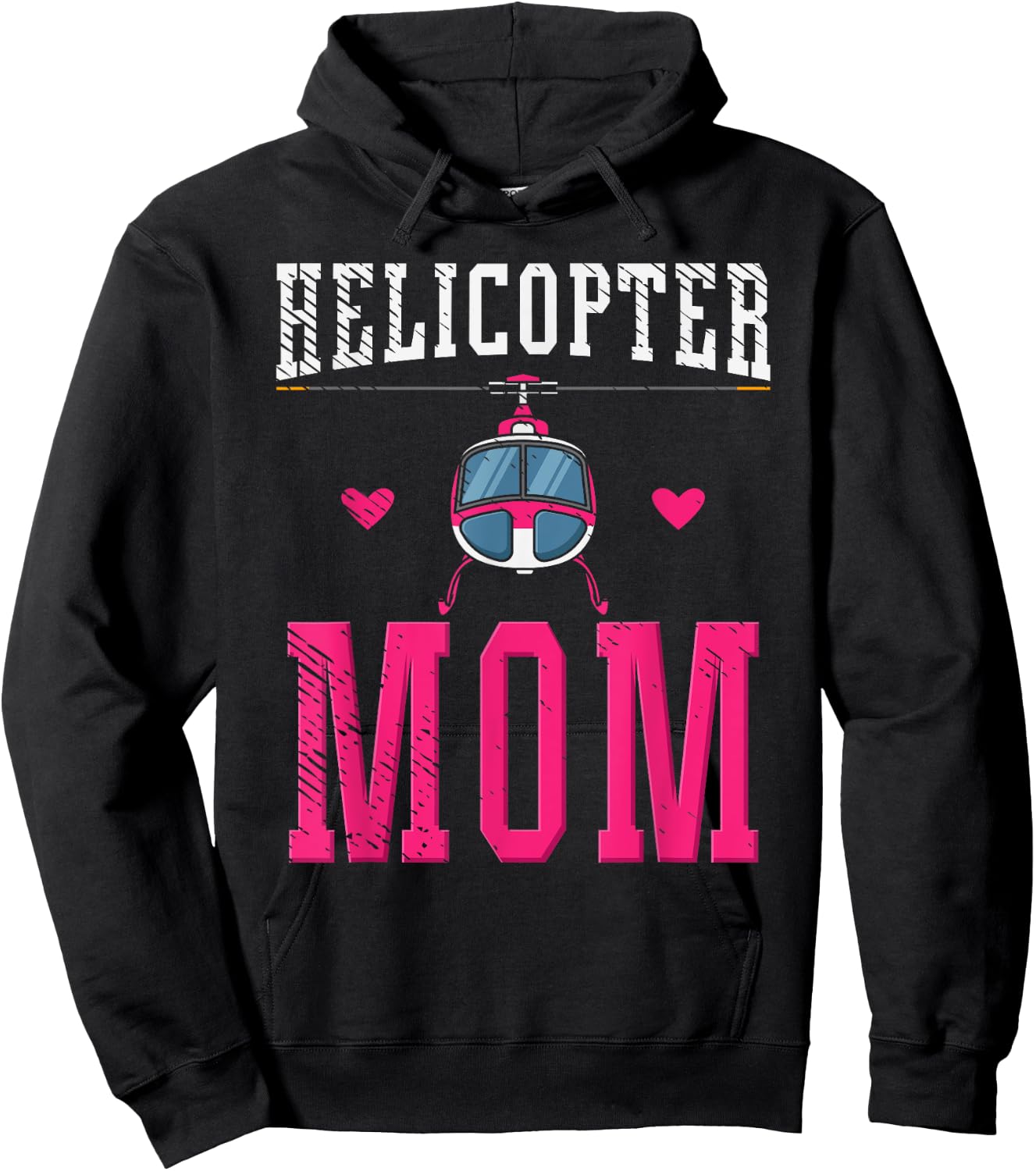 Helicopter Mom Helicopter Parents Funny Mom Governess Hoodie - Hoodie | Black