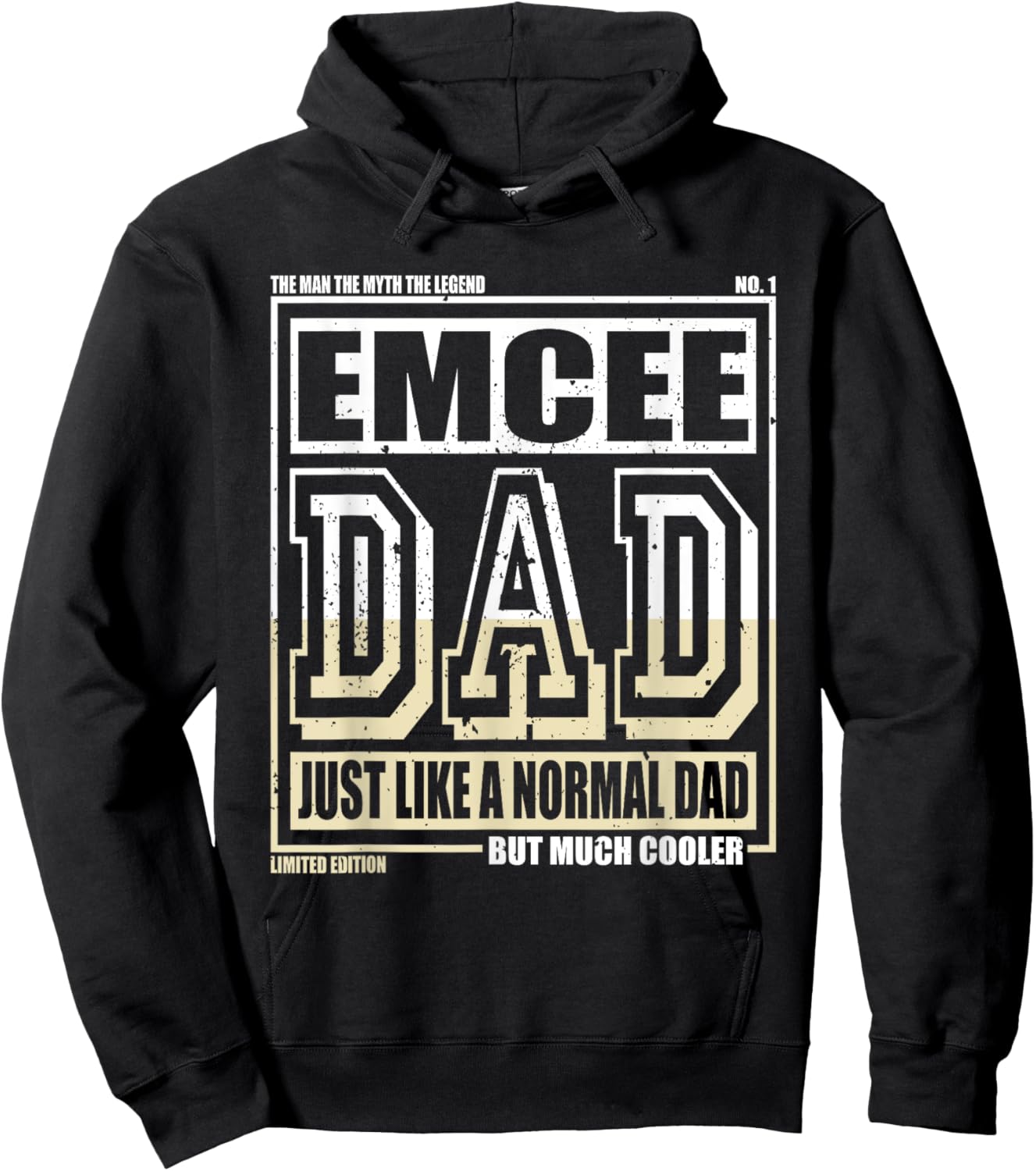Like A Normal Dad Father Emcee Hoodie - Hoodie | Black