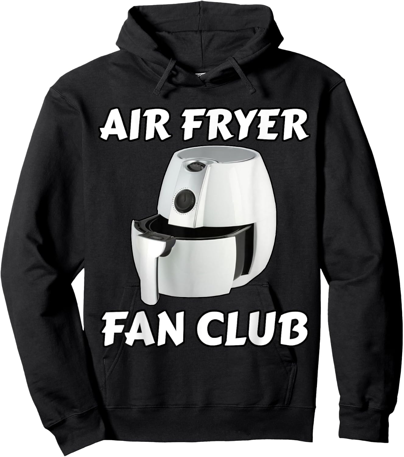 Air Fryer Fan Club - Air Fryer Chef Hoodie - Hoodie | Black