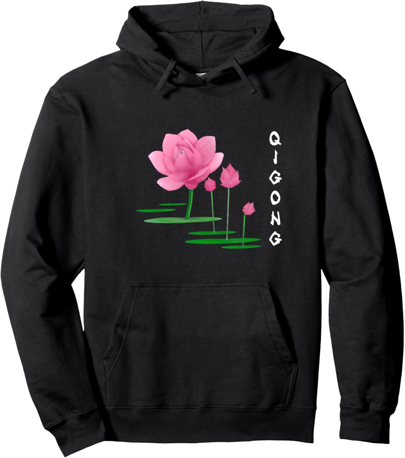 Lotus Tai Chi & Qi Gong Instructors & Practitioners Uniform Hoodie - Hoodie | Black