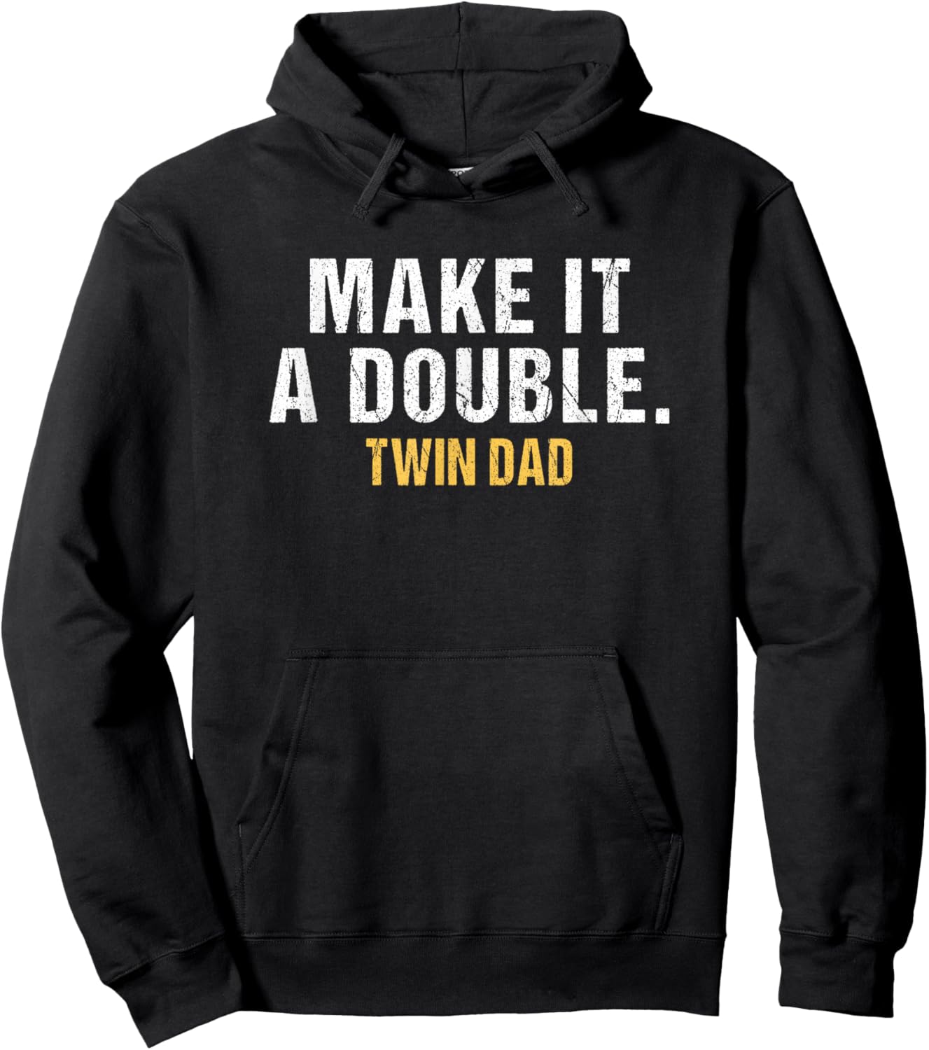 Make it a double Dad of twins Hoodie - Hoodie | Black
