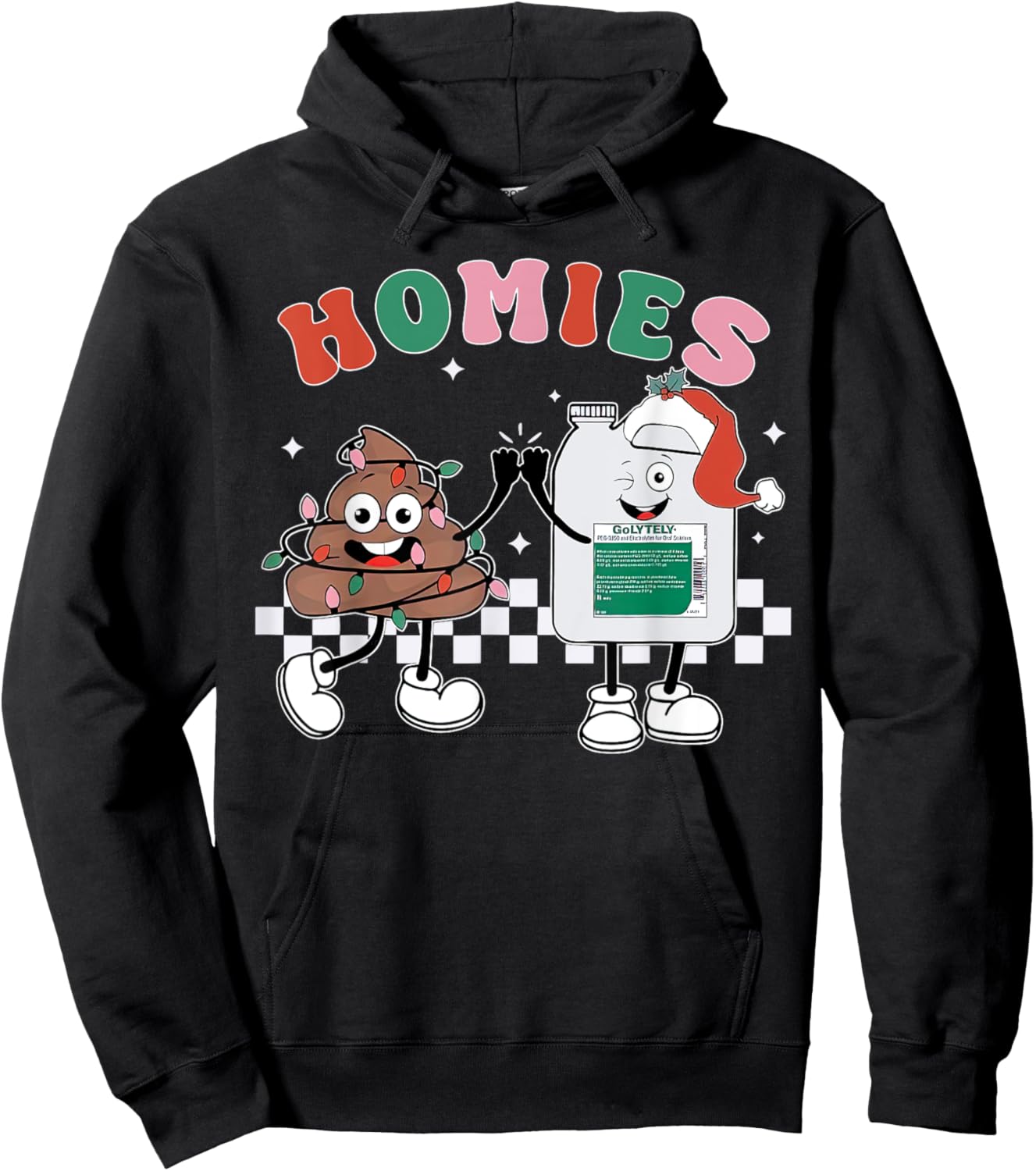 Funny Gastroenterologists Gastro Nurse Endo Nurse Christmas Hoodie - Hoodie | Black