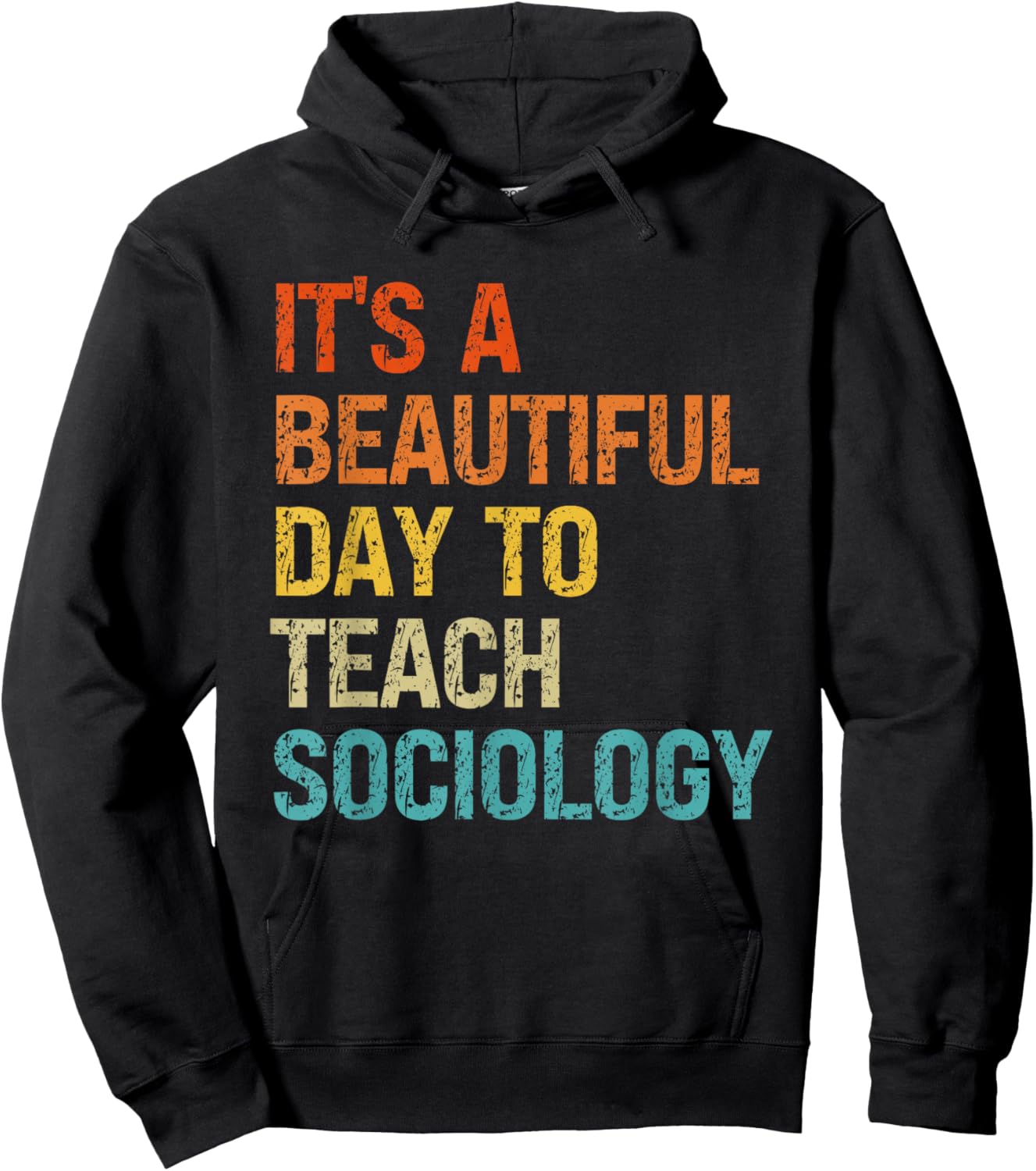 Vintage Sociology Teacher Retro Sociology Class Professor Women Hoodie - Hoodie | Black