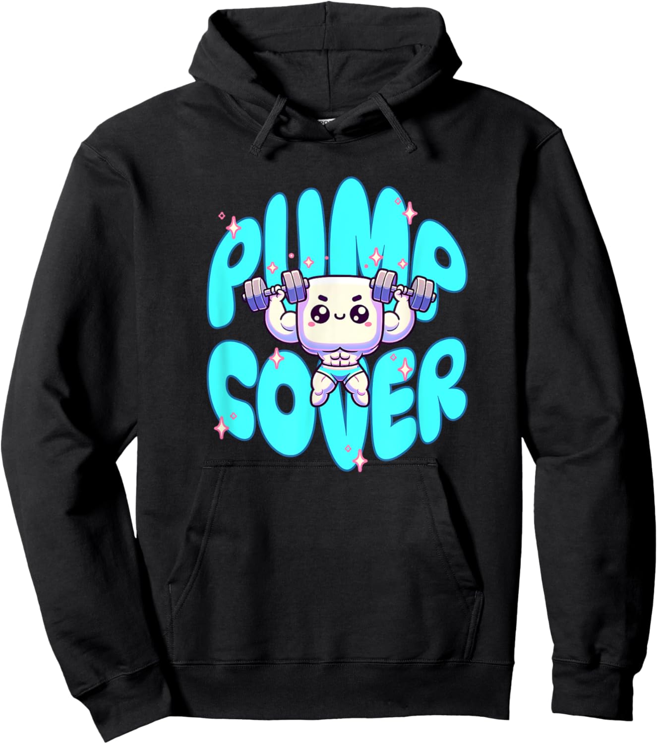 Pump Cover - Gym Fitness Pump Workout Sleeper Build Hoodie - Hoodie | Black