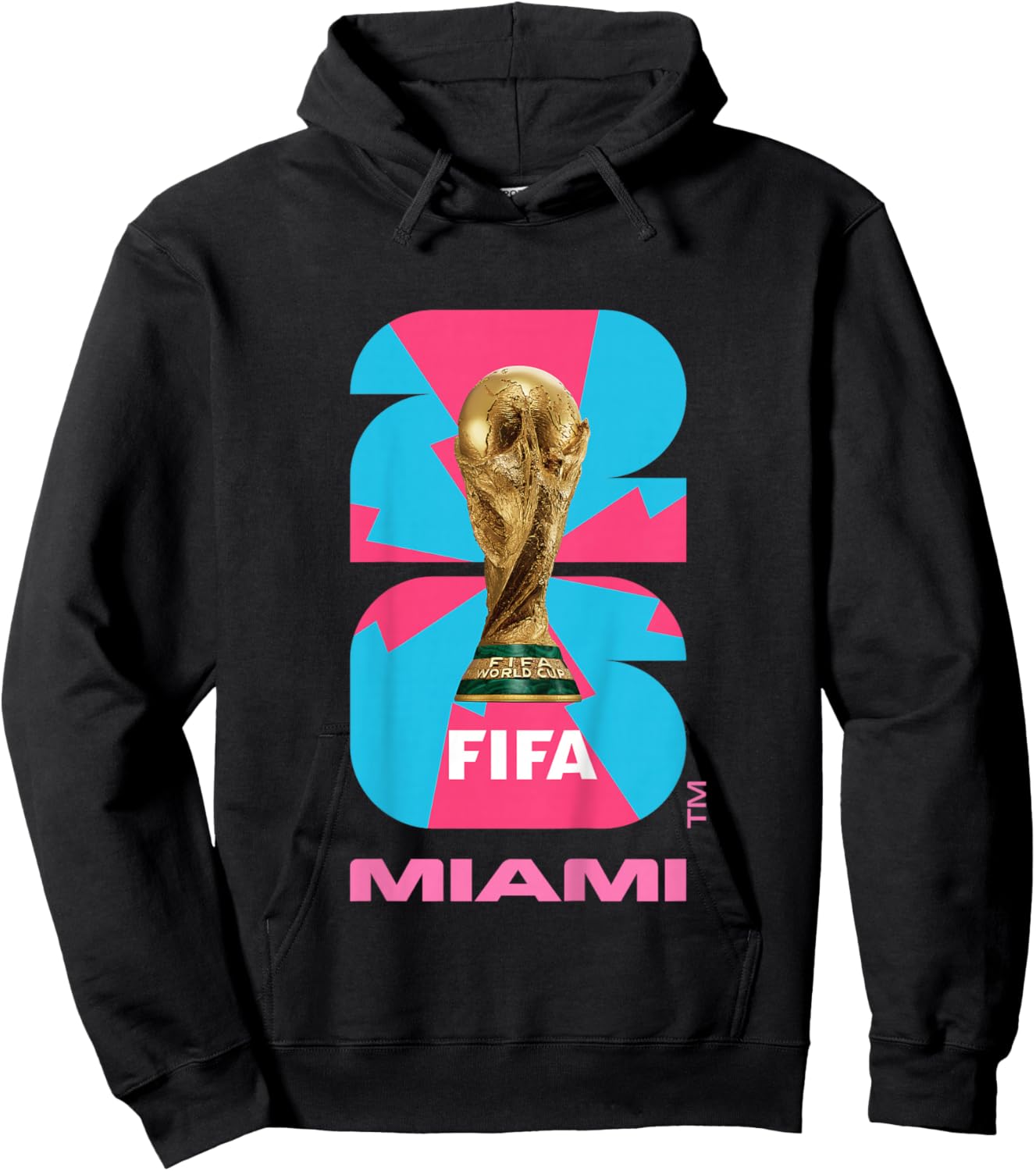 Kids FIFA World CUP26 Miami Trophy Color Hoodie - Hoodie | Black