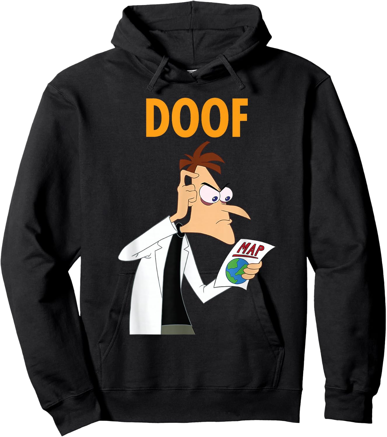 Phineas and Ferb: Candace Against the Universe Doof Hoodie - Hoodie | Black