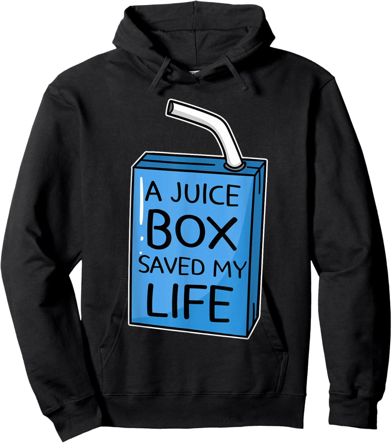A Juice Box Saved My Life Diabetes Awareness Hoodie - Hoodie | Black
