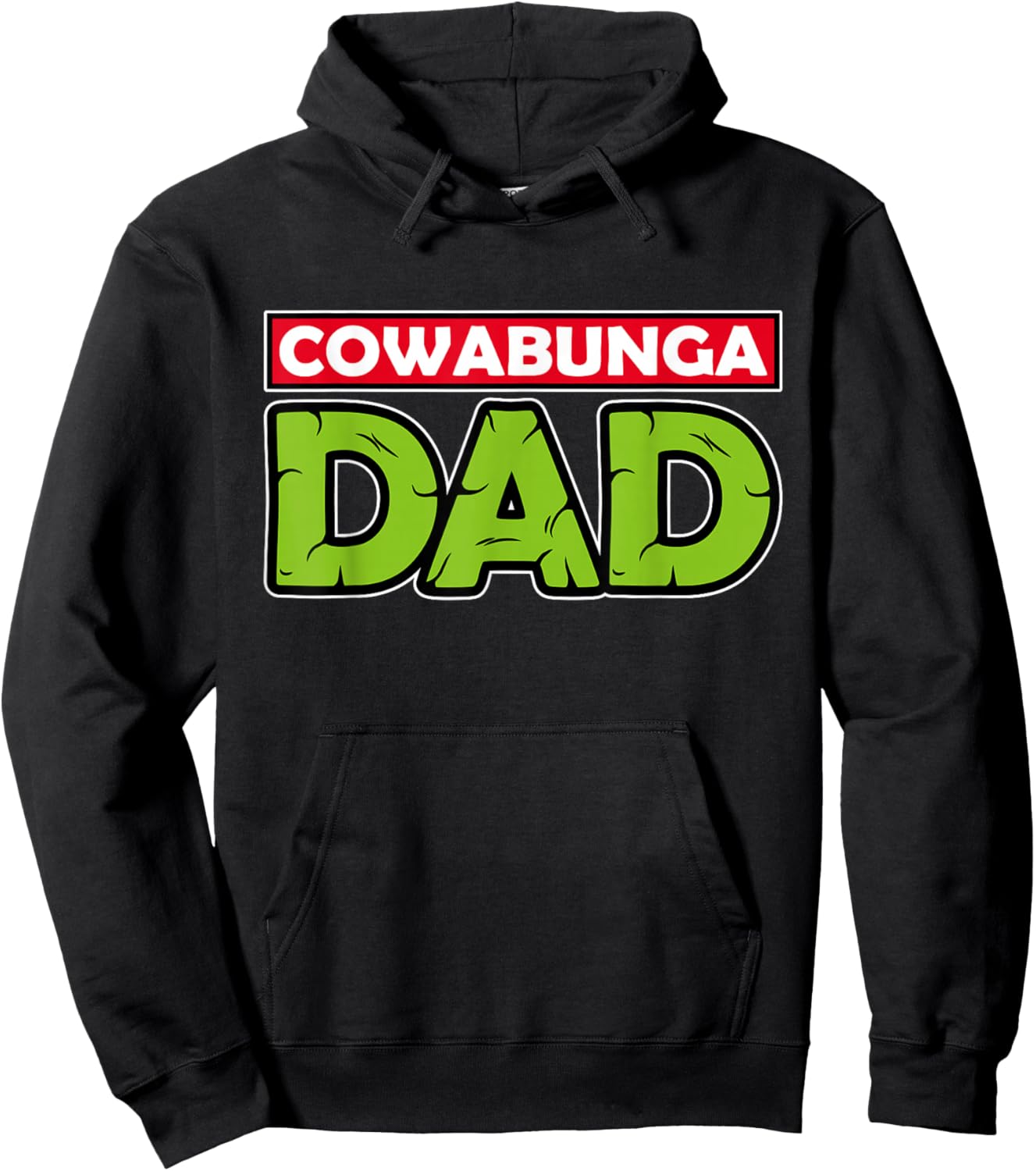 Cowabunga Dad Father's Day Hoodie - Hoodie | Black