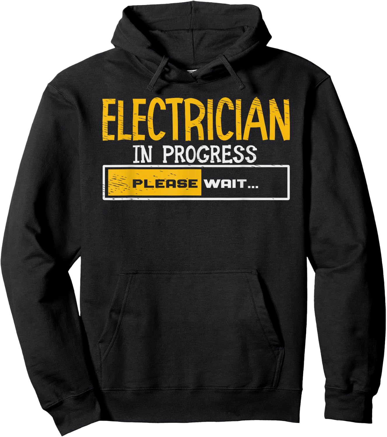Electrician Loading Electrical Worker Journeyman Wireman Hoodie - Hoodie | Black